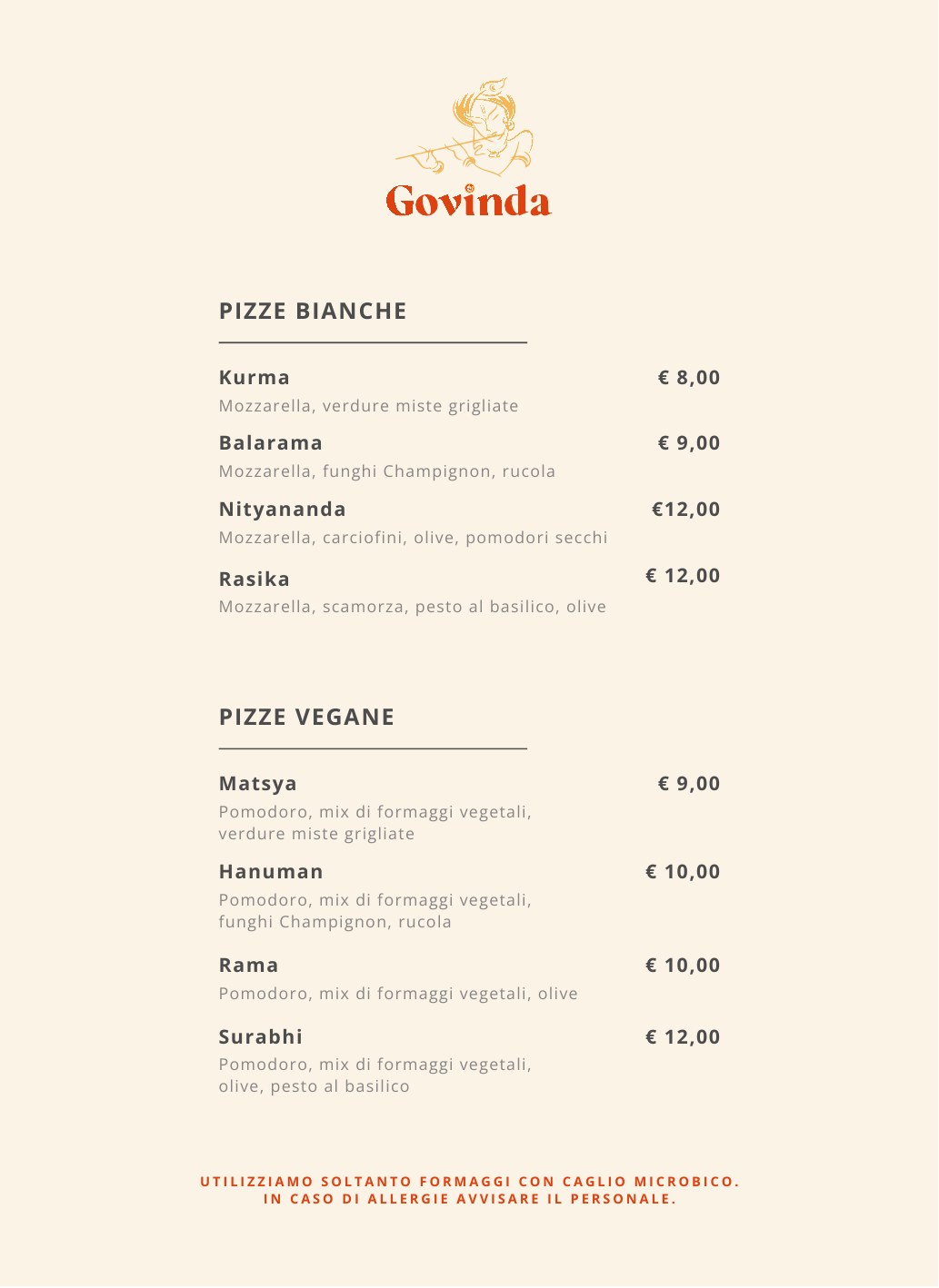 Pagina del menu 2